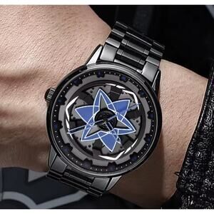 Blue Spinning Star Black Watch
